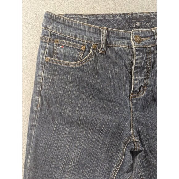 Tommy Hilfiger Jeans Womens Size 10 Blue Classic Bootcut American Hope Whiskers - Picture 2 of 16